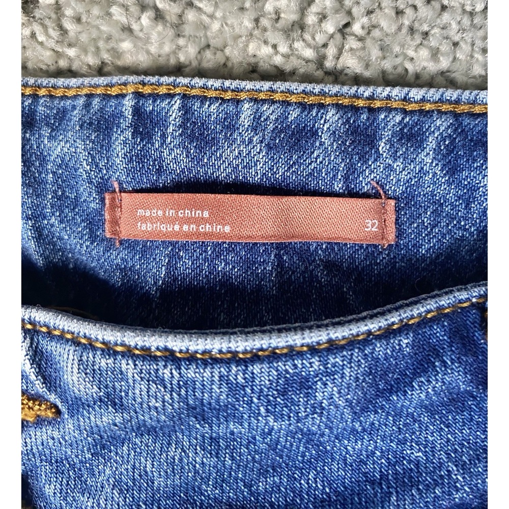 Anthropologie Pilcro Relaxed High Rise Wide Leg Jeans 32x32 Blue Pants - Picture 3 of 12